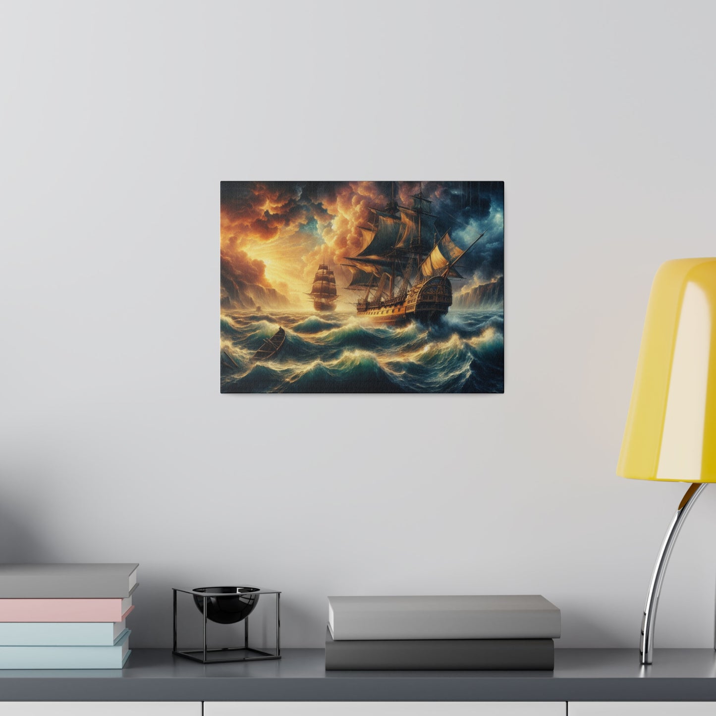 Tempest Voyage - Matte Canvas, Stretched, Home Decoration, Living Room, Study Room, Gift Idea