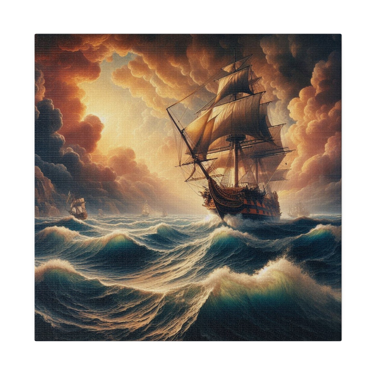 Tempest Voyage - Matte Canvas, Stretched, Home Decoration, Living Room, Study Room, Gift Idea