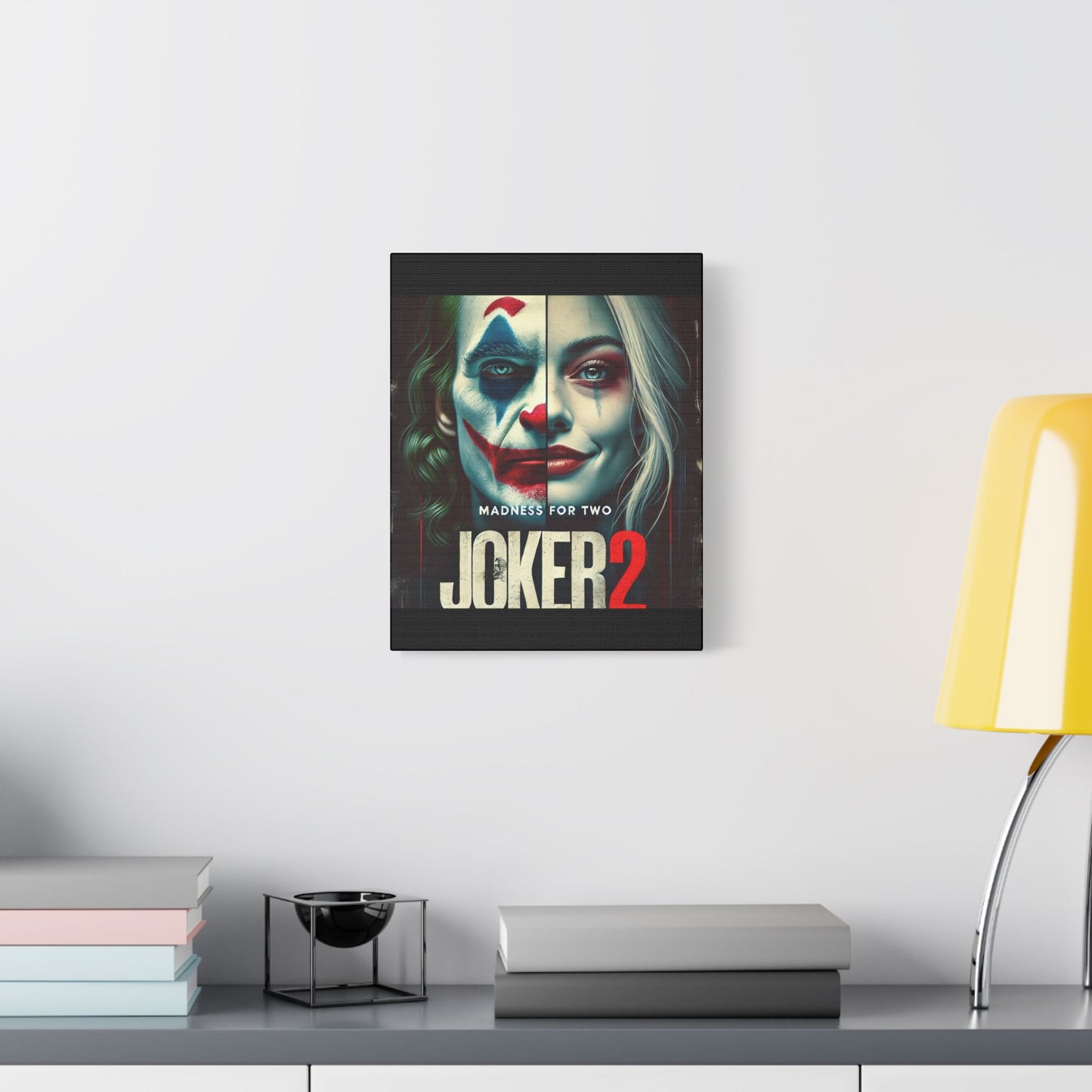 Madness for Two - Joker & Harley Canvas Art - Satin Canvas, Stretched