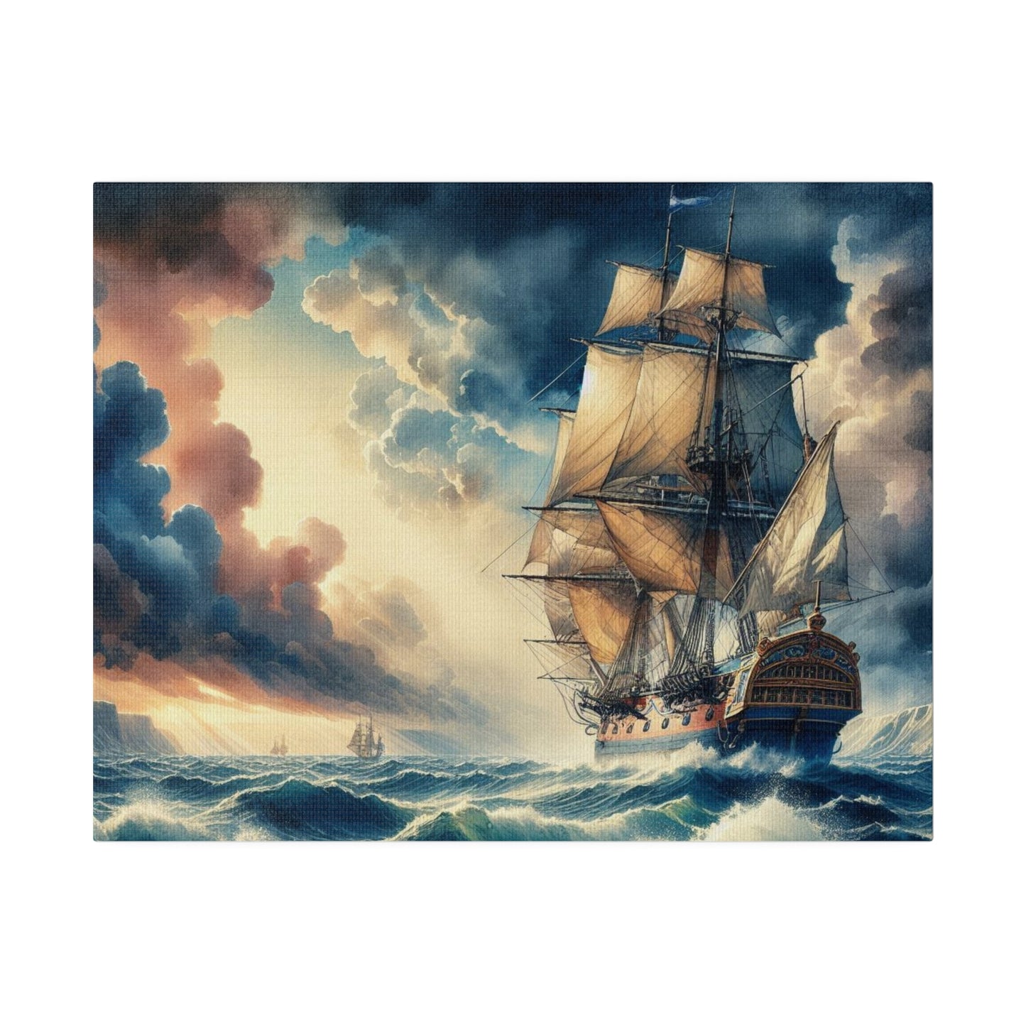 Tempest Voyage - Matte Canvas, Stretched, Home Decoration, Living Room, Study Room, Gift Idea