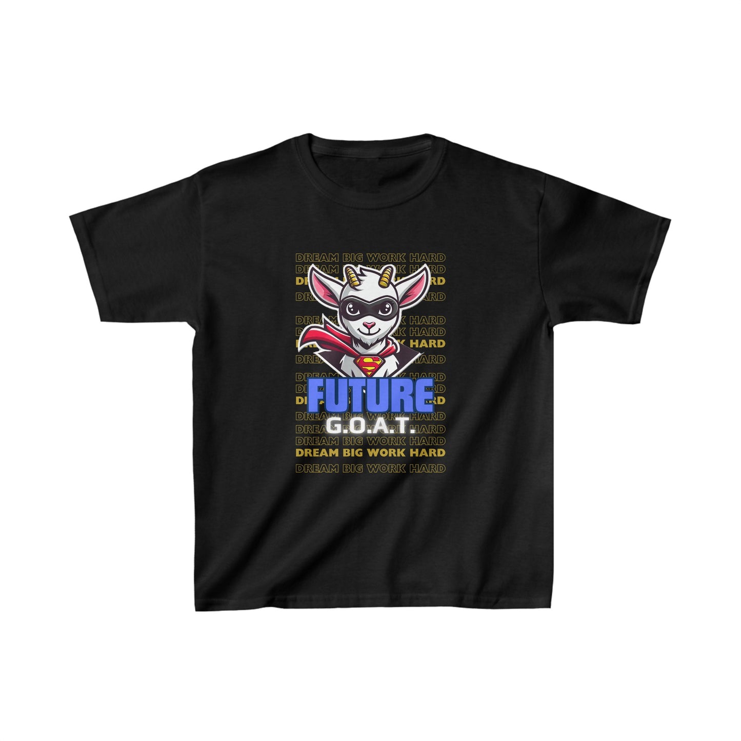 "Future GOAT" - Black Kids' Motivational Exam Prep T-Shirt