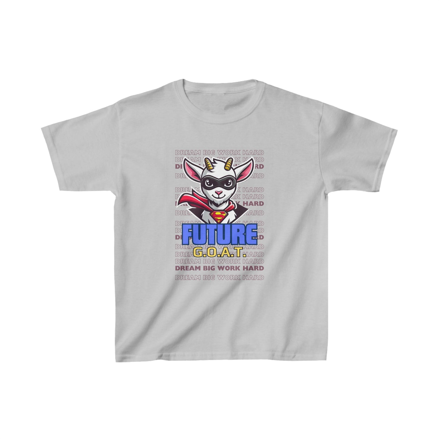 "Future GOAT" - Sport Grey - Kids' Motivational Exam Prep T-Shirt