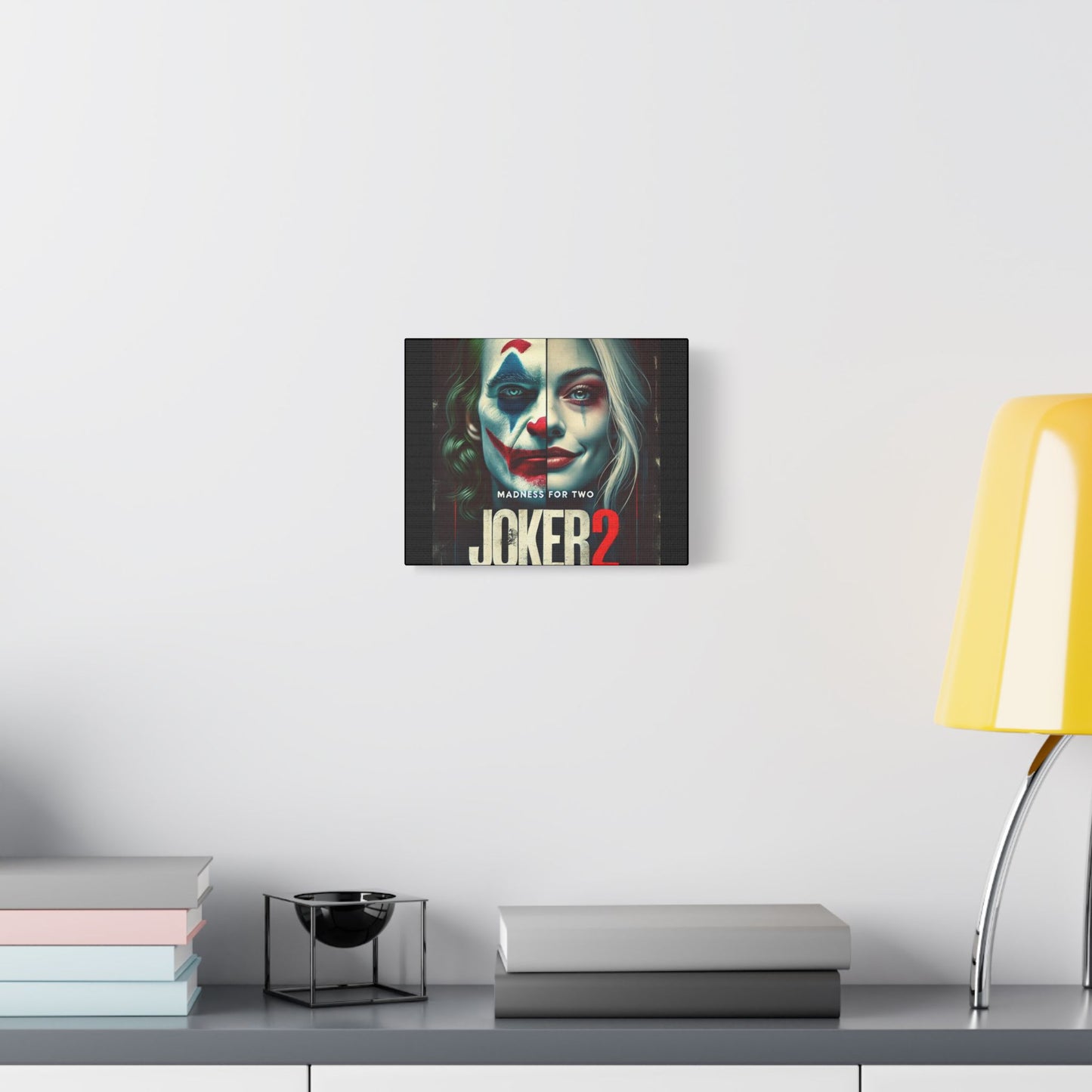 Madness for Two - Joker & Harley Canvas Art - Satin Canvas, Stretched