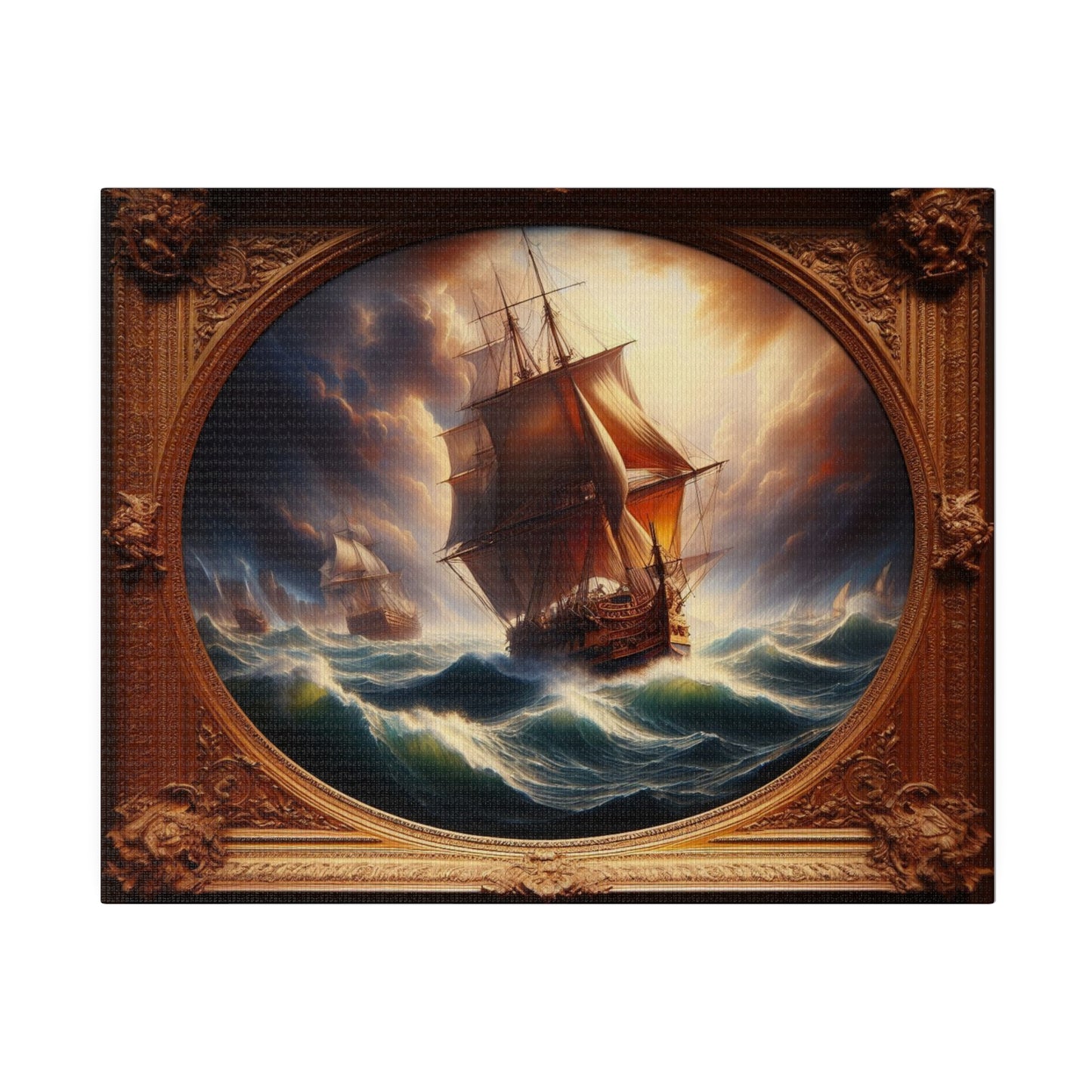 Tempest Voyage - Matte Canvas, Stretched, Home Decoration, Living Room, Study Room, Gift Idea