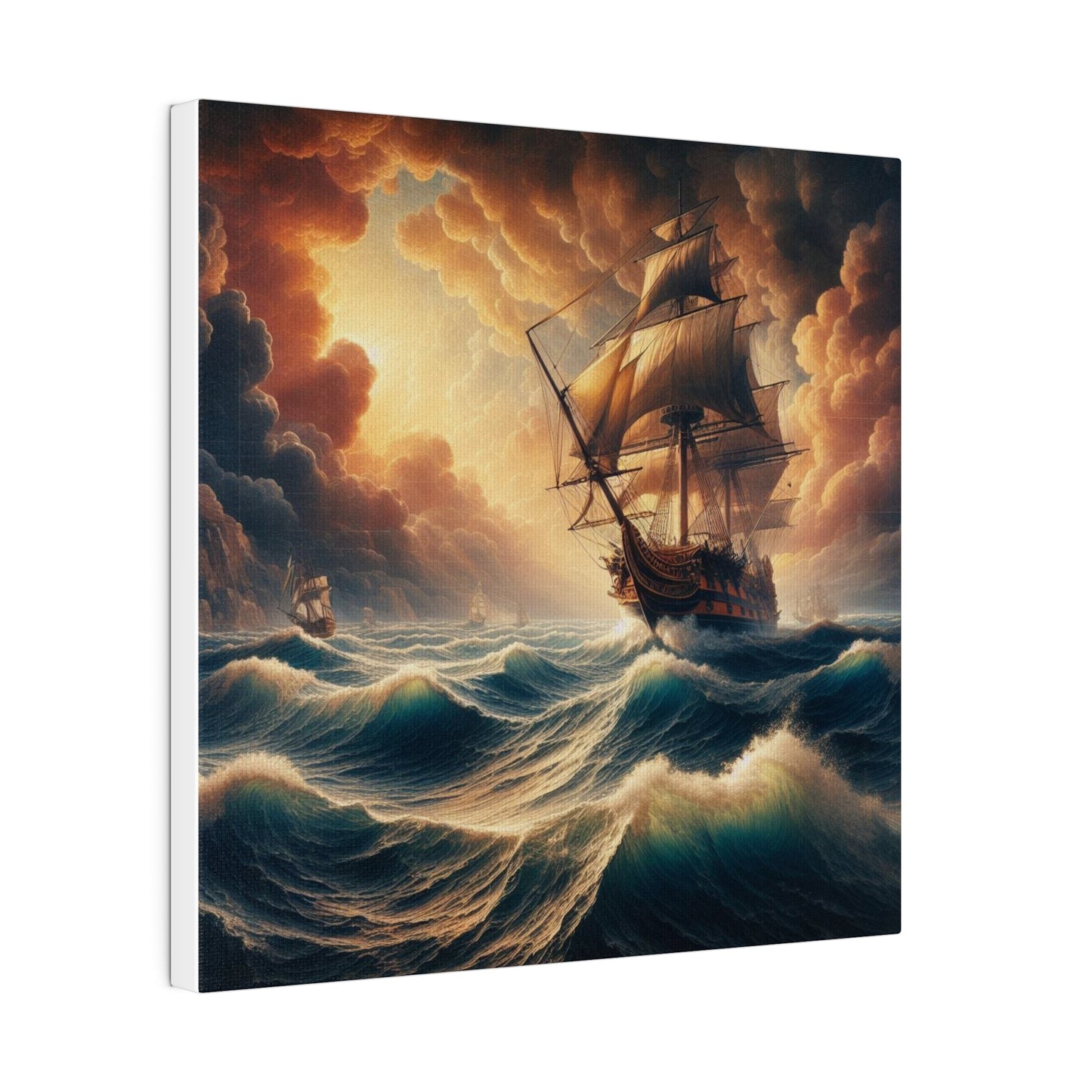 Tempest Voyage - Matte Canvas, Stretched, Home Decoration, Living Room, Study Room, Gift Idea