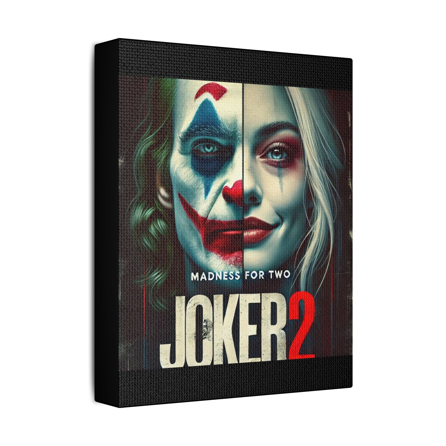 Madness for Two - Joker & Harley Canvas Art - Satin Canvas, Stretched