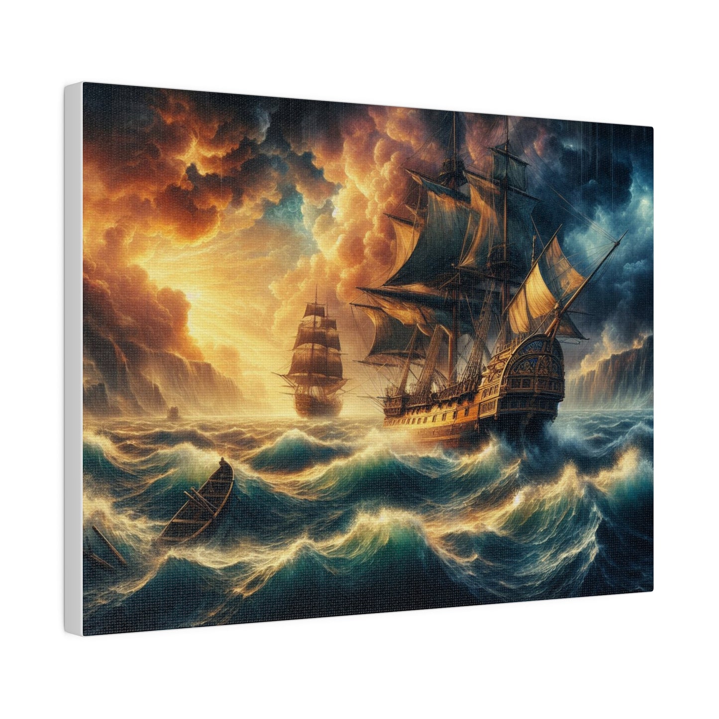 Tempest Voyage - Matte Canvas, Stretched, Home Decoration, Living Room, Study Room, Gift Idea