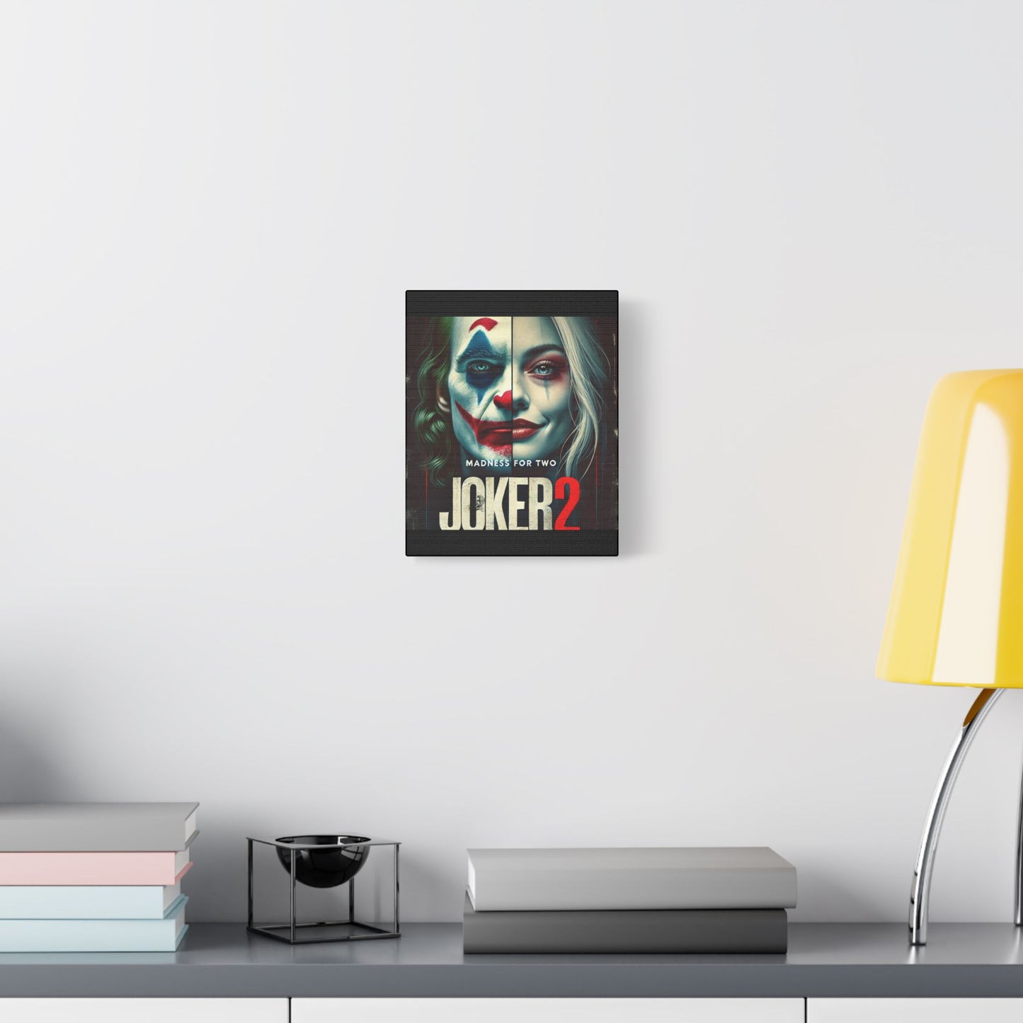 Madness for Two - Joker & Harley Canvas Art - Satin Canvas, Stretched