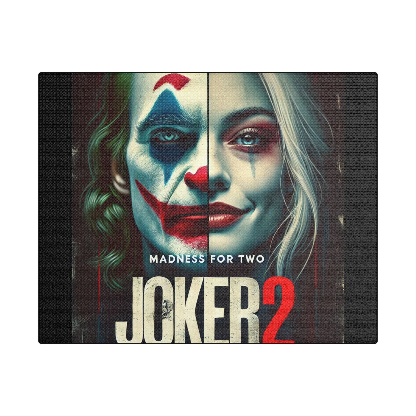 Madness for Two - Joker & Harley Canvas Art - Satin Canvas, Stretched