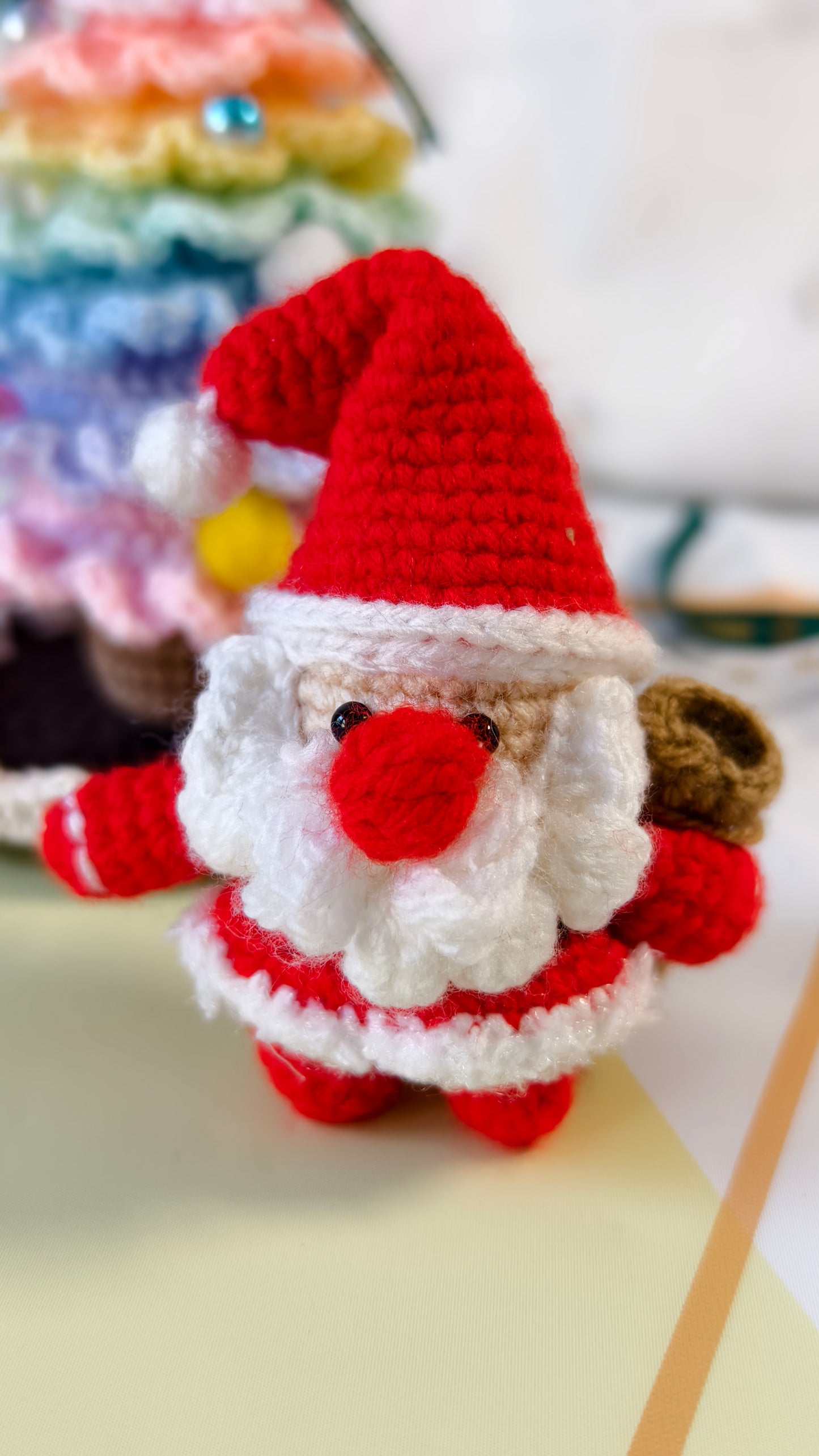 Jolly Little Santa – Handmade Crochet Christmas Toy | Christmas Charm