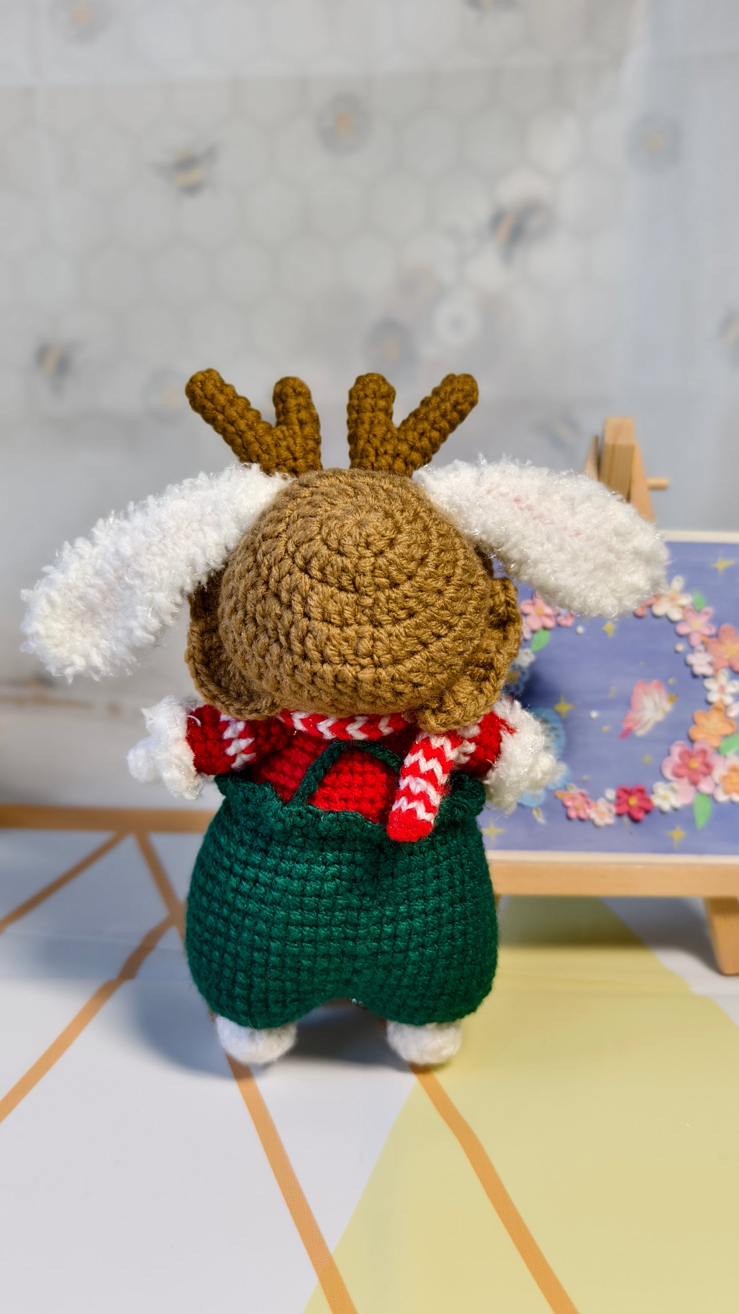 Mopsy the Christmas Bunny – Your Handmade Holiday Buddy | Crochet Toy