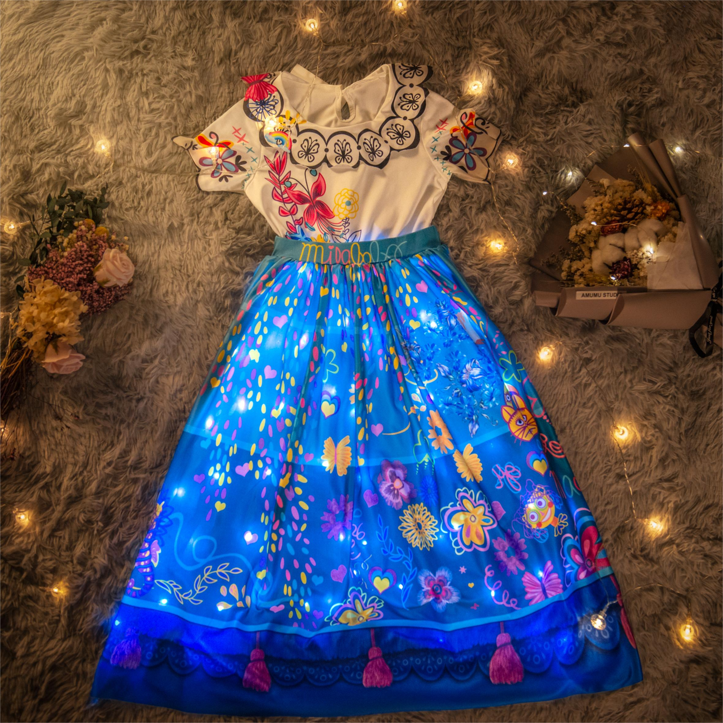 LIT-UP Encanto Princess LED Light Up Dress